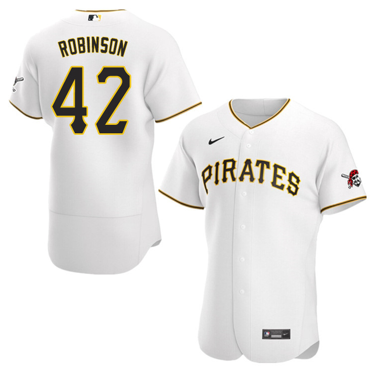 Nike Men #42 Jackie Robinson Pittsburgh Pirates Baseball Jerseys Sale-White